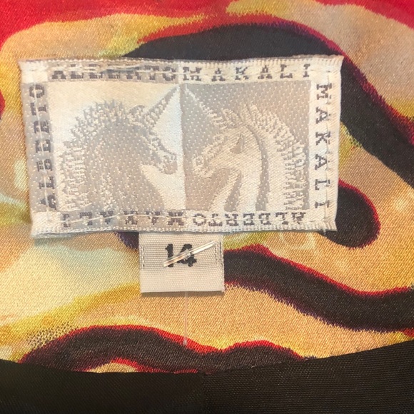 Alberto Makali silk blazer – size 14 - Picture 4 of 9